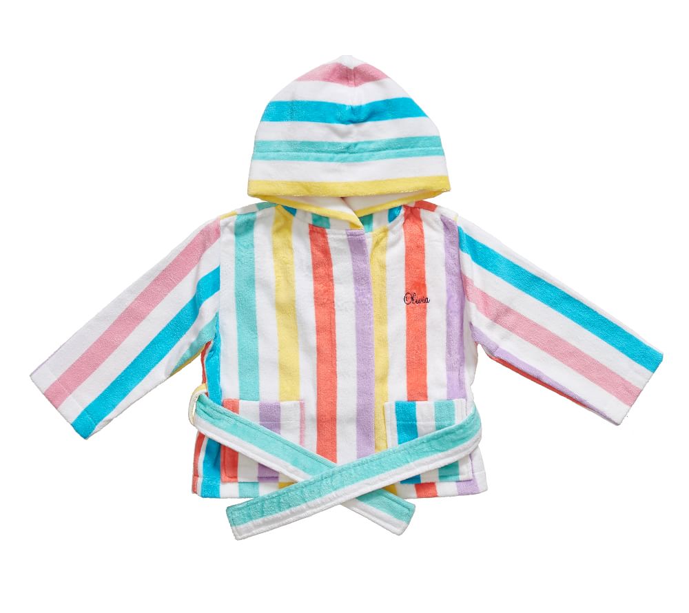 Rugby Stripe Kids Beach Robe